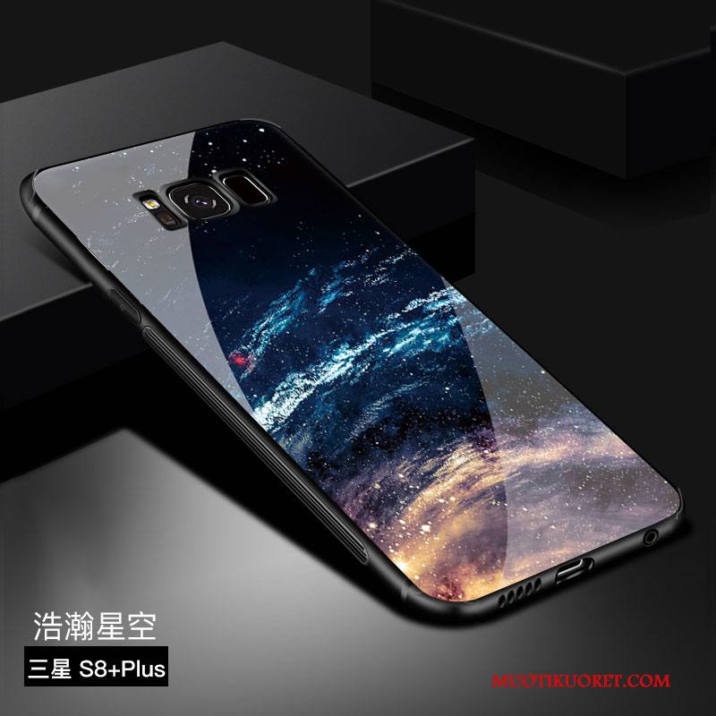 Samsung Galaxy S8+ Kuori Musta Murtumaton All Inclusive Tähti Persoonallisuus Lasi Ultra