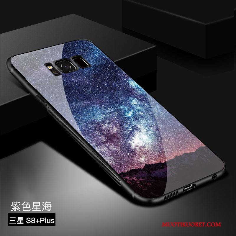 Samsung Galaxy S8+ Kuori Musta Murtumaton All Inclusive Tähti Persoonallisuus Lasi Ultra