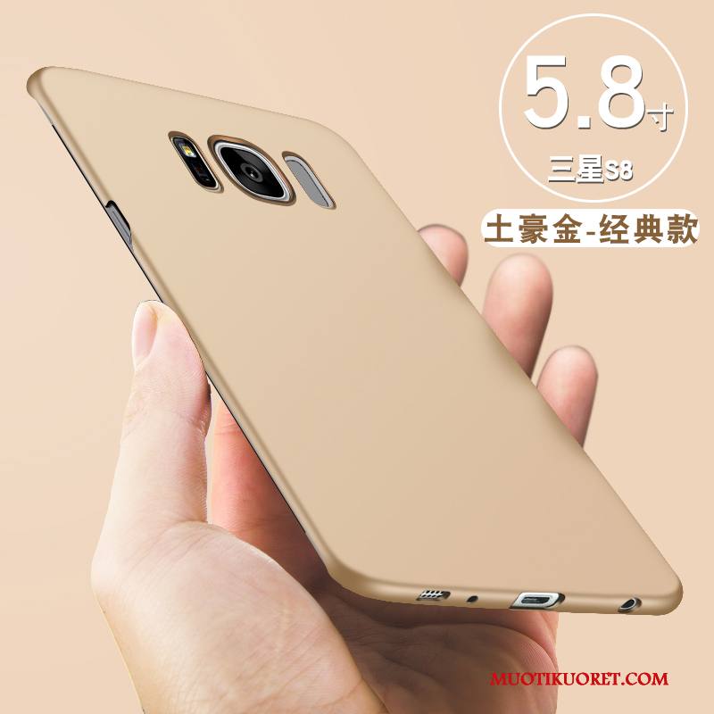 Samsung Galaxy S8 Kuori Musta Puhelimen Kuoret All Inclusive Kova Murtumaton Suojaus Tähti