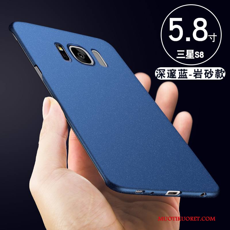 Samsung Galaxy S8 Kuori Musta Puhelimen Kuoret All Inclusive Kova Murtumaton Suojaus Tähti