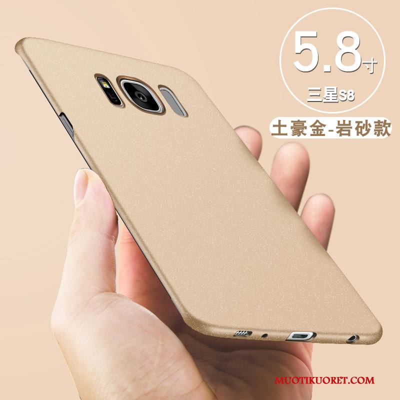 Samsung Galaxy S8 Kuori Musta Puhelimen Kuoret All Inclusive Kova Murtumaton Suojaus Tähti