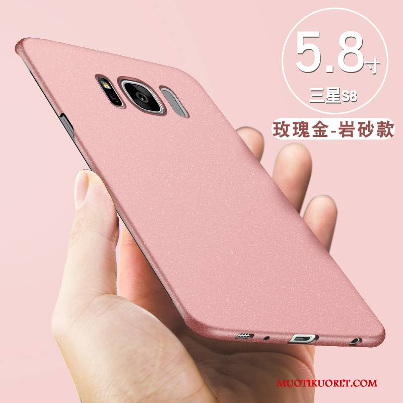 Samsung Galaxy S8 Kuori Musta Puhelimen Kuoret All Inclusive Kova Murtumaton Suojaus Tähti
