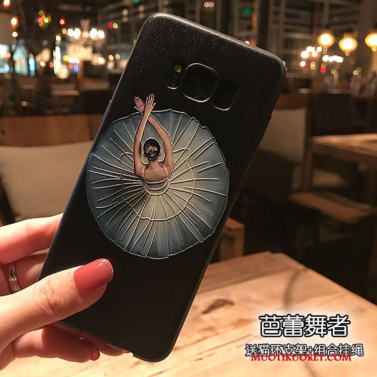 Samsung Galaxy S8 Kuori Pehmeä Neste Puhelimen Kuoret Pesty Suede Tähti Kohokuviointi Väriset Silikoni