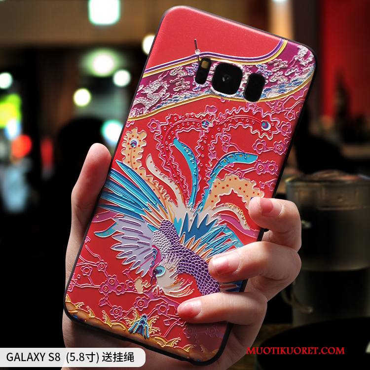 Samsung Galaxy S8+ Kuori Persoonallisuus Pehmeä Neste Tähti Silikoni Sininen Luova Murtumaton