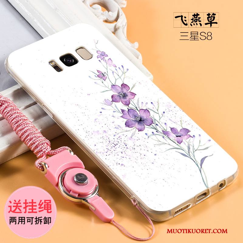 Samsung Galaxy S8+ Kuori Pesty Suede Tähti All Inclusive Puhelimen Kuoret Pehmeä Neste Kotelo Trendi
