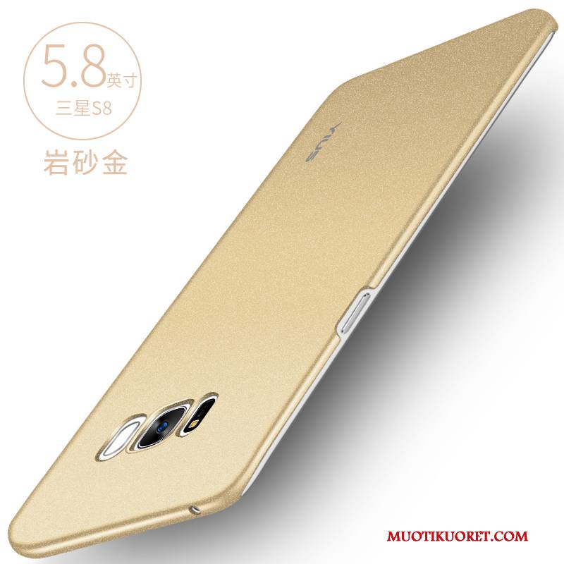 Samsung Galaxy S8+ Kuori Pesty Suede Tähti Trendi Ultra Murtumaton Punainen All Inclusive