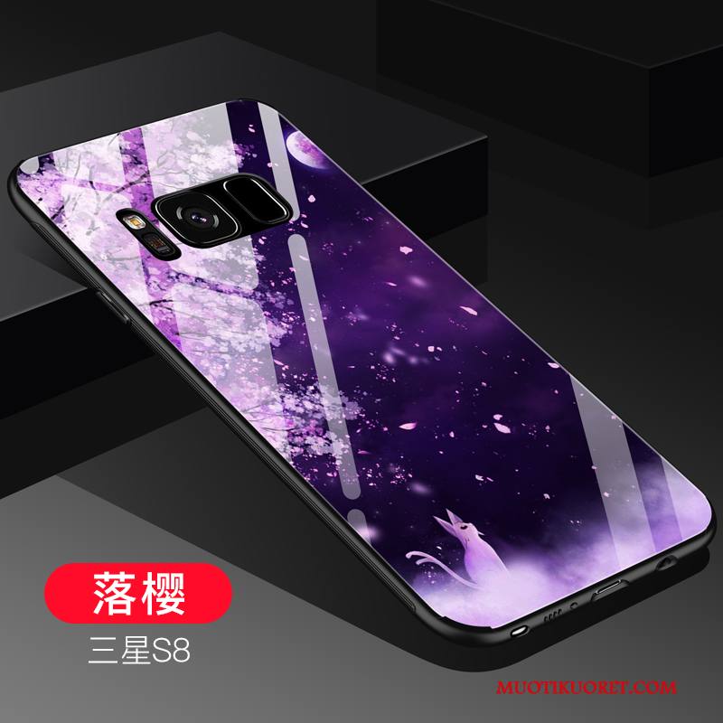 Samsung Galaxy S8 Kuori Puhelimen Kuoret Tide-brändi Silikoni Tähti Murtumaton Lasi Luova