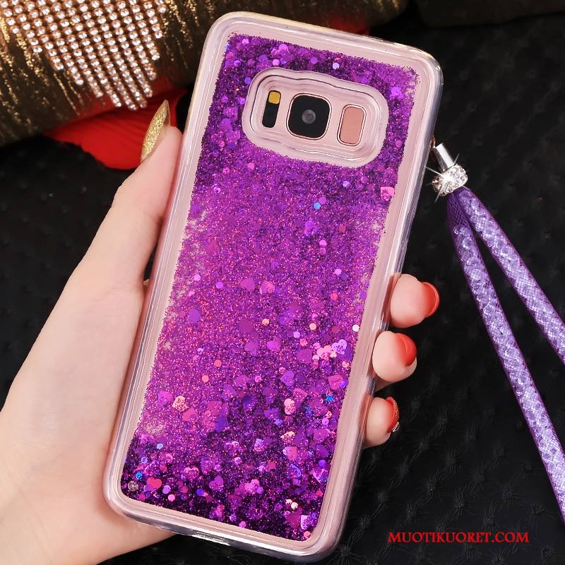 Samsung Galaxy S8 Kuori Silikoni Ripustettavat Koristeet All Inclusive Juoksuhiekka Puhelimen Kuoret Murtumaton Kotelo