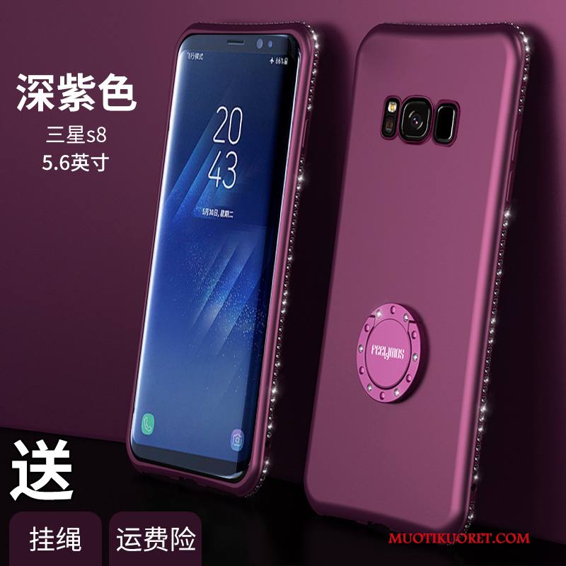 Samsung Galaxy S8 Kuori Tähti Persoonallisuus Murtumaton Ohut Puhelimen Kuoret Pesty Suede Luova