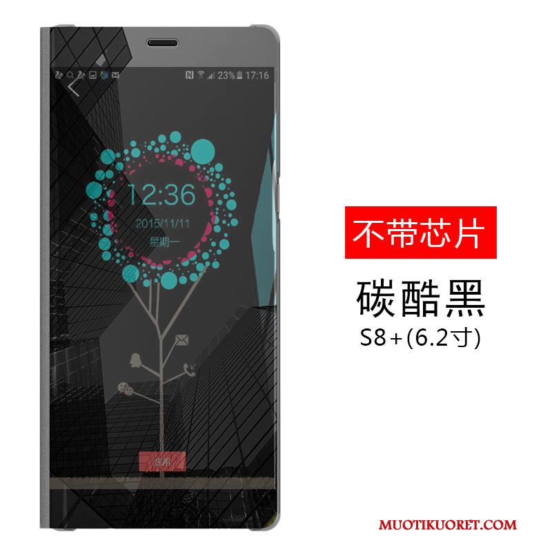 Samsung Galaxy S8+ Kuori Violetti Kotelo Simpukka Luova Puhelimen Kuoret Suojaus Murtumaton