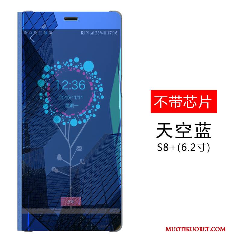 Samsung Galaxy S8+ Kuori Violetti Kotelo Simpukka Luova Puhelimen Kuoret Suojaus Murtumaton