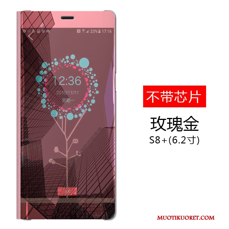 Samsung Galaxy S8+ Kuori Violetti Kotelo Simpukka Luova Puhelimen Kuoret Suojaus Murtumaton