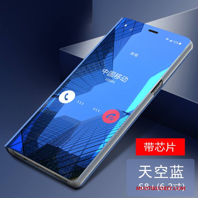 Samsung Galaxy S8+ Kuori Violetti Kotelo Simpukka Luova Puhelimen Kuoret Suojaus Murtumaton