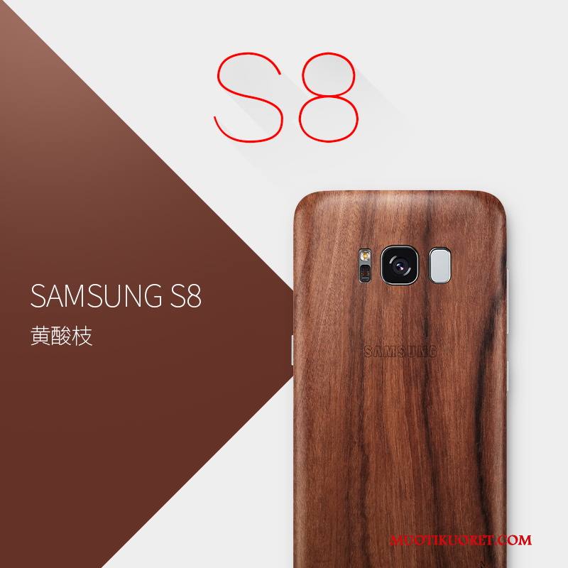 Samsung Galaxy S8 Massiivipuu Ohut Suojaus Tähti Kuori Puhelimen Kuoret Ultra