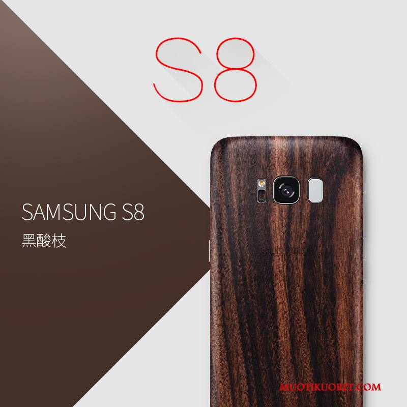 Samsung Galaxy S8 Massiivipuu Ohut Suojaus Tähti Kuori Puhelimen Kuoret Ultra