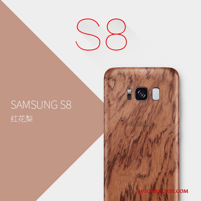 Samsung Galaxy S8 Massiivipuu Ohut Suojaus Tähti Kuori Puhelimen Kuoret Ultra