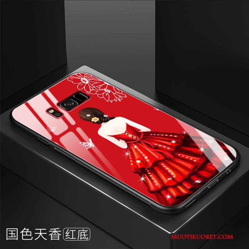 Samsung Galaxy S8+ Musta Murtumaton Kuori Suojaus Puhelimen Kuoret Tähti Kova