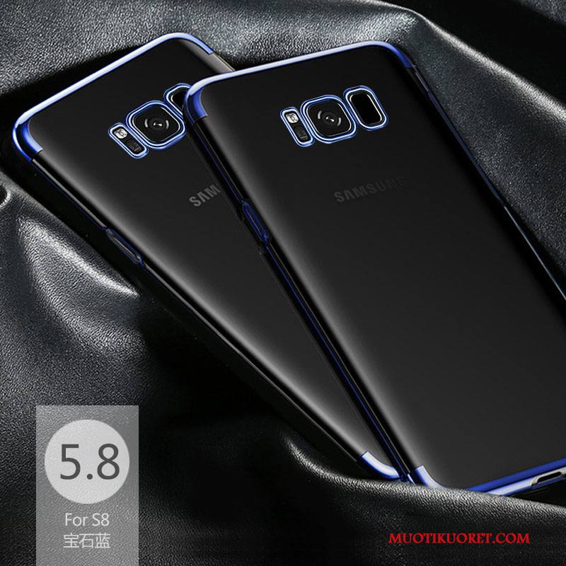 Samsung Galaxy S8 Puhelimen Kuoret Pehmeä Neste Kuori Kotelo Murtumaton Vihreä Tähti