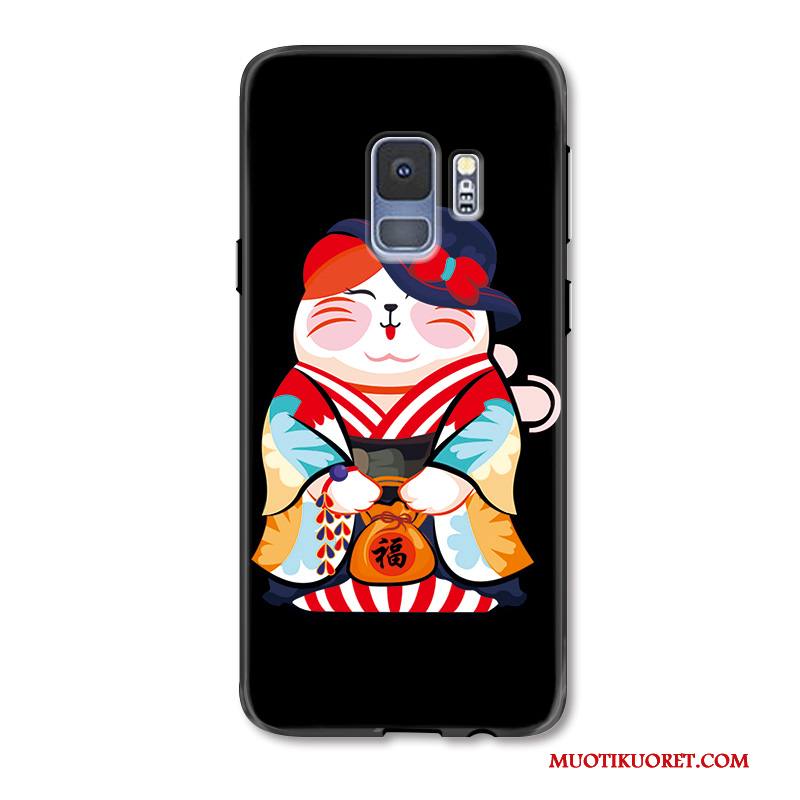 Samsung Galaxy S9+ Kuori Festivaali Kotelo Puhelimen Kuoret Suojaus Tähti Rikkaus Musta