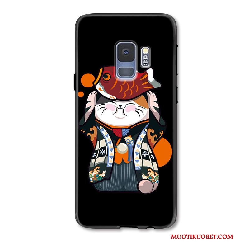 Samsung Galaxy S9+ Kuori Festivaali Kotelo Puhelimen Kuoret Suojaus Tähti Rikkaus Musta