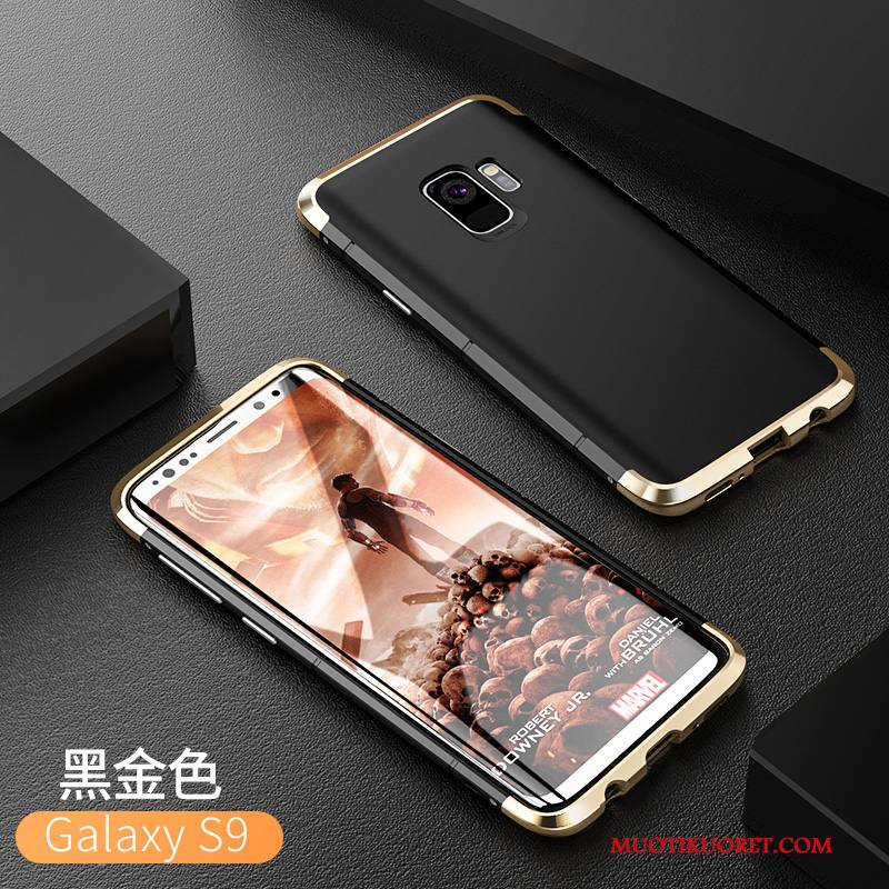 Samsung Galaxy S9 Kuori Metalli Kotelo Tide-brändi Murtumaton Luova Violetti All Inclusive