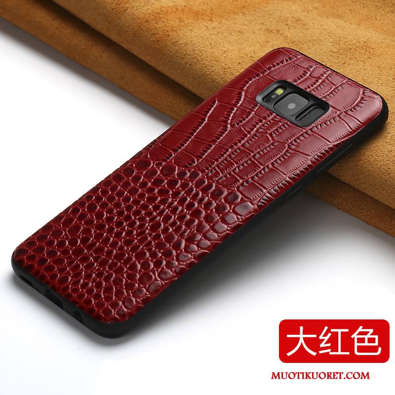 Samsung Galaxy S9 Kuori Murtumaton Luova Nahkakotelo Persoonallisuus Ohut All Inclusive Sininen