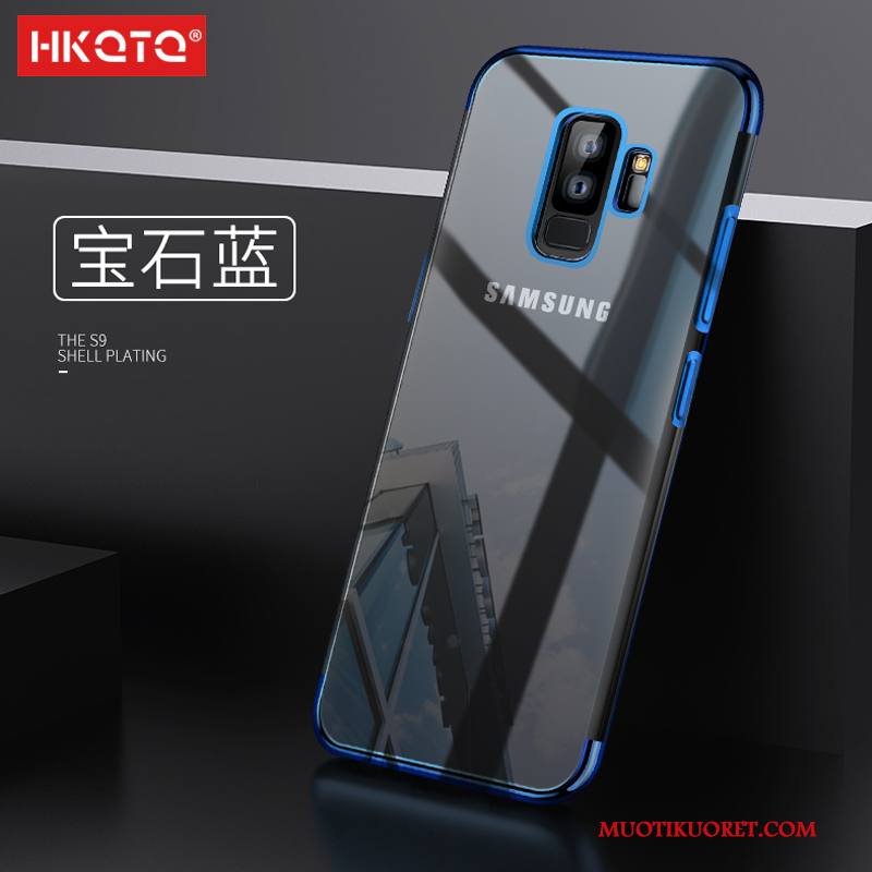 Samsung Galaxy S9 Kuori Murtumaton Ohut Puhelimen Kuoret Suojaus Punainen Silikoni Läpinäkyvä