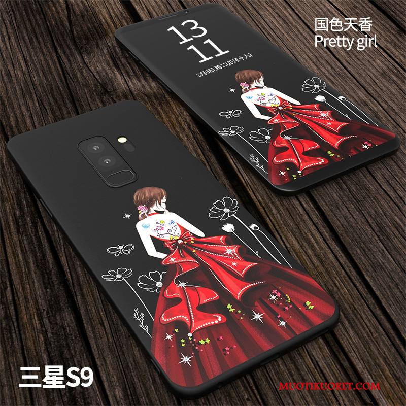 Samsung Galaxy S9 Kuori Murtumaton Suojaus Luova Pesty Suede Silikoni All Inclusive Tähti