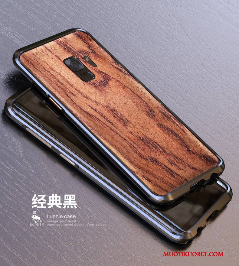 Samsung Galaxy S9 Kuori Puhelimen Kuoret Metalli Suojaus Kehys Takakansi Kotelo Kulta