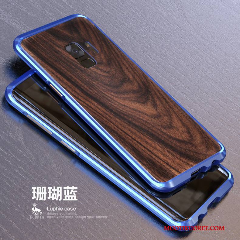 Samsung Galaxy S9 Kuori Puhelimen Kuoret Metalli Suojaus Kehys Takakansi Kotelo Kulta