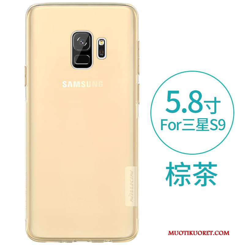 Samsung Galaxy S9 Kuori Silikoni Pehmeä Neste All Inclusive Murtumaton Harmaa Kevyt Puhelimen Kuoret