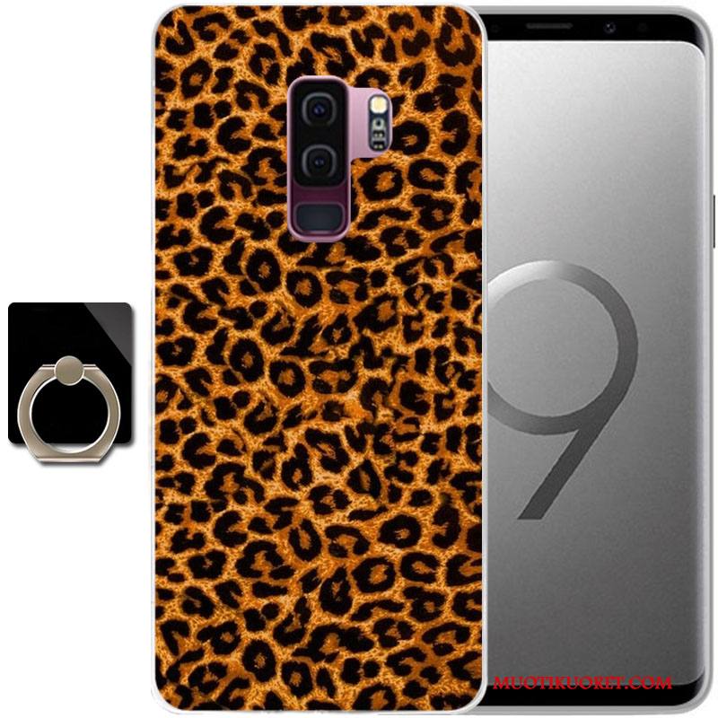 Samsung Galaxy S9 Kuori Silikoni Puhelimen Kuoret Tähti Suojaus Violetti Kotelo Murtumaton