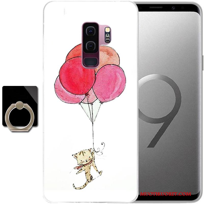 Samsung Galaxy S9 Kuori Silikoni Puhelimen Kuoret Tähti Suojaus Violetti Kotelo Murtumaton