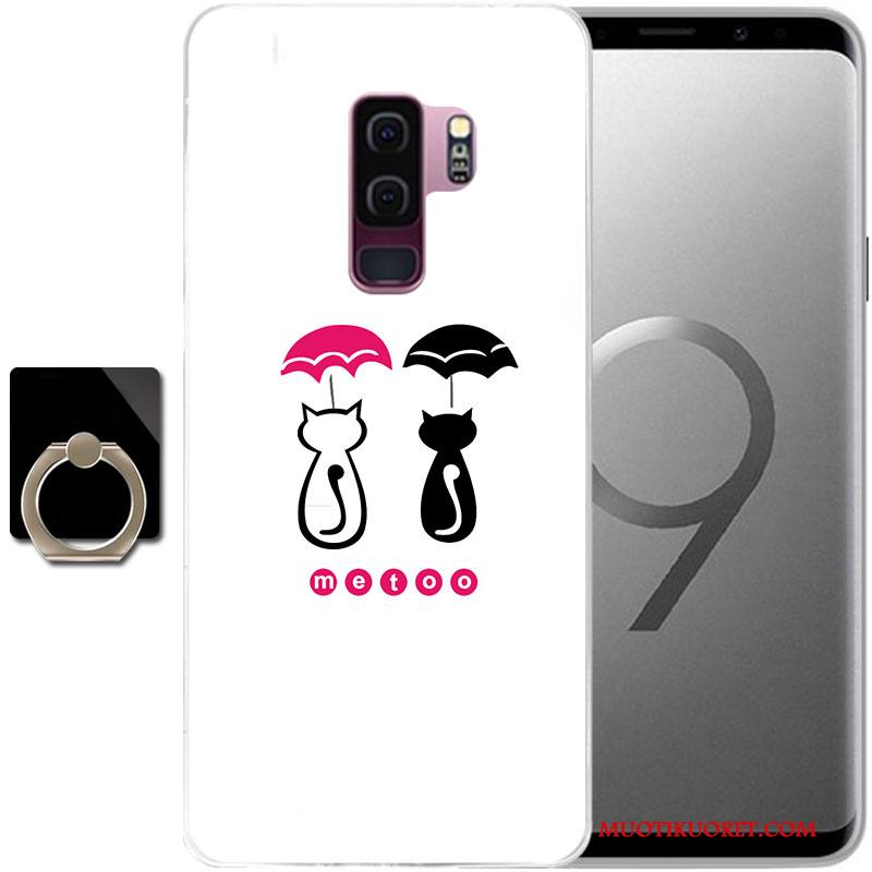 Samsung Galaxy S9 Kuori Silikoni Puhelimen Kuoret Tähti Suojaus Violetti Kotelo Murtumaton