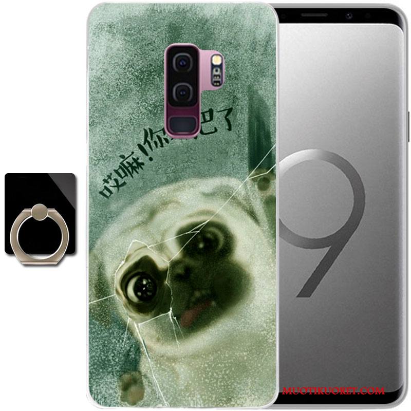 Samsung Galaxy S9 Kuori Silikoni Puhelimen Kuoret Tähti Suojaus Violetti Kotelo Murtumaton