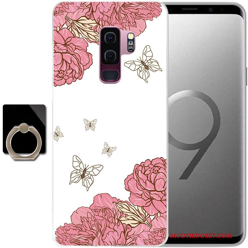 Samsung Galaxy S9 Kuori Silikoni Puhelimen Kuoret Tähti Suojaus Violetti Kotelo Murtumaton