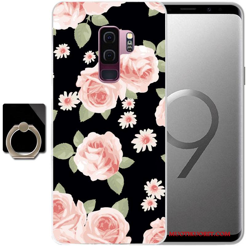 Samsung Galaxy S9 Kuori Silikoni Puhelimen Kuoret Tähti Suojaus Violetti Kotelo Murtumaton