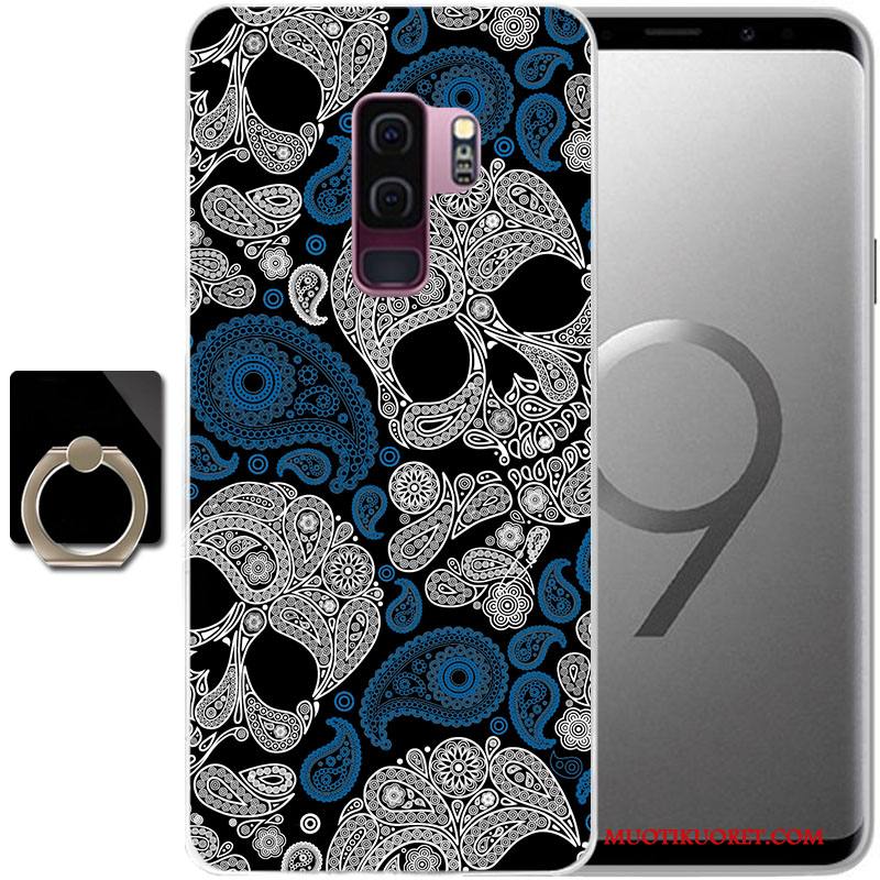 Samsung Galaxy S9 Kuori Silikoni Puhelimen Kuoret Tähti Suojaus Violetti Kotelo Murtumaton