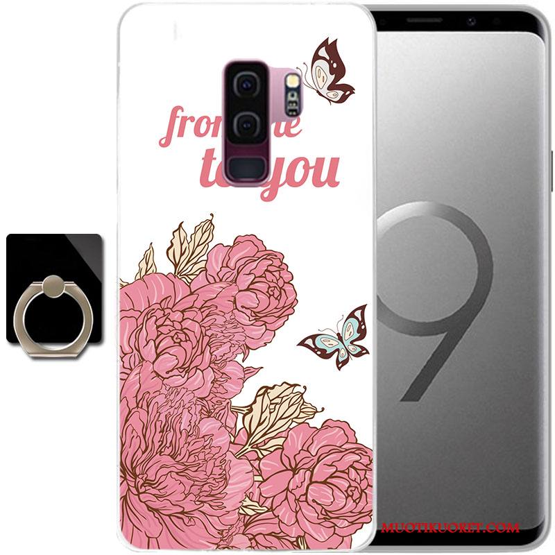 Samsung Galaxy S9 Kuori Silikoni Puhelimen Kuoret Tähti Suojaus Violetti Kotelo Murtumaton