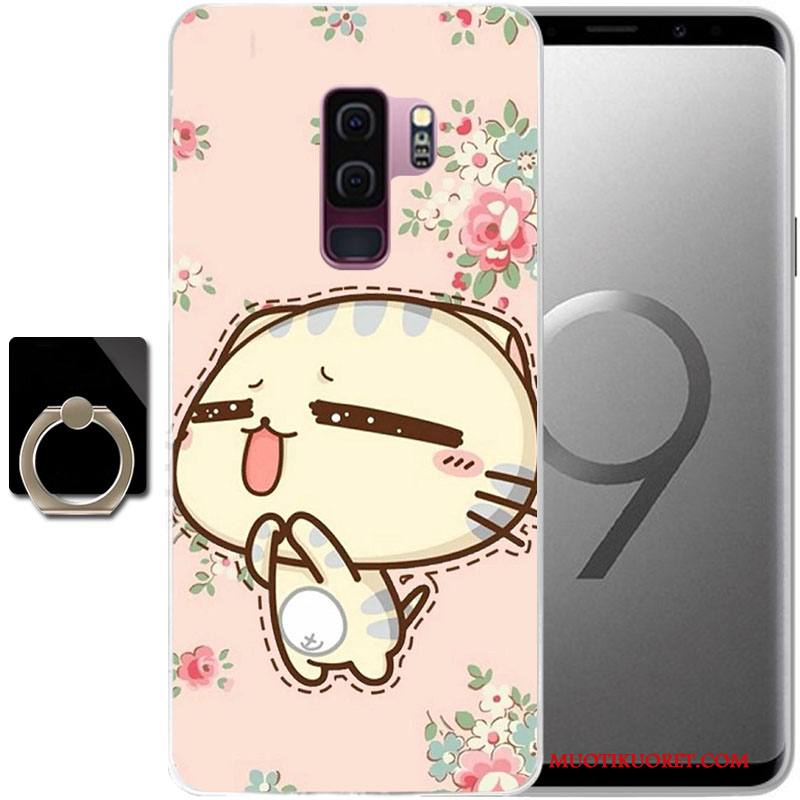 Samsung Galaxy S9 Kuori Silikoni Puhelimen Kuoret Tähti Suojaus Violetti Kotelo Murtumaton