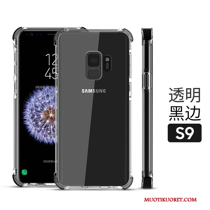 Samsung Galaxy S9 Kuori Silikoni Suojaus Punainen Puhelimen Kuoret Kotelo Tähti Läpinäkyvä