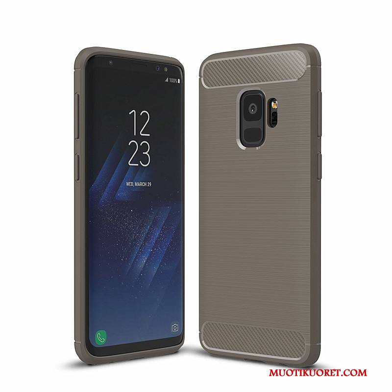 Samsung Galaxy S9 Kuori Suojaus Sininen Pehmeä Neste Kotelo Puhelimen Kuoret All Inclusive Silikoni