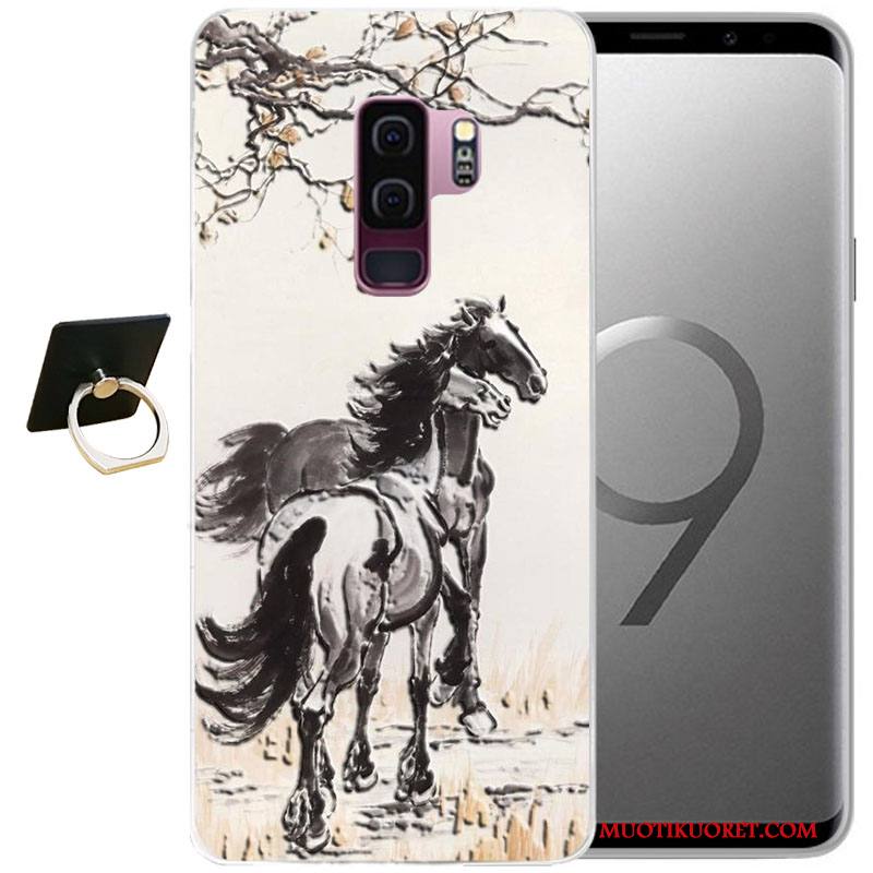 Samsung Galaxy S9 Tuuli Suojaus All Inclusive Kuori Pehmeä Neste Tähti Sarjakuva