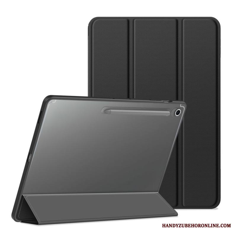 Samsung Galaxy Tab S10 Fe Plus Kolmipaneelinen Läpinäkyvä Takaosa