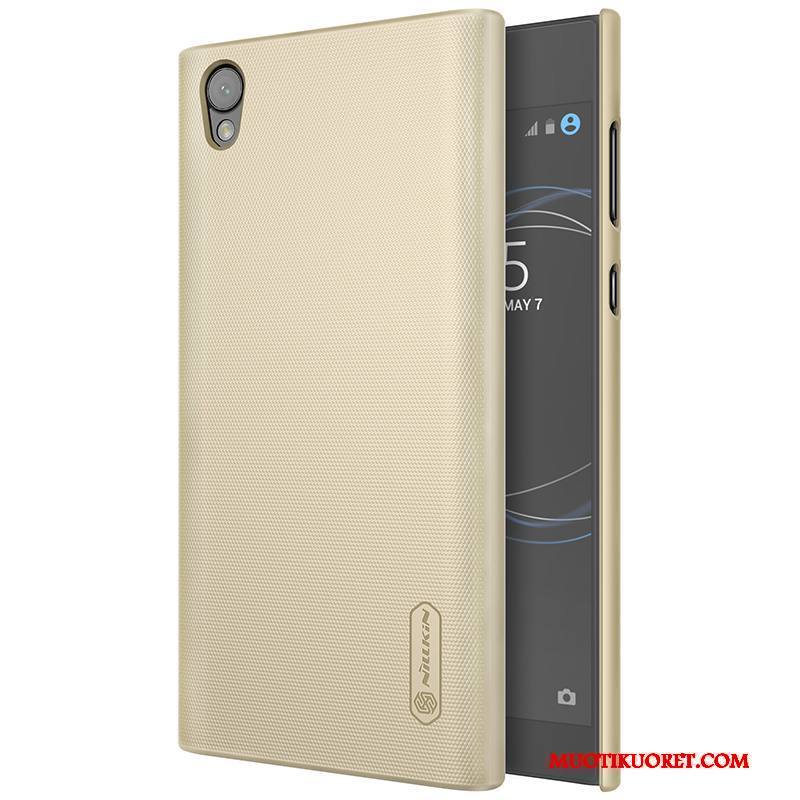 Sony Xperia L1 Puhelimen Kotelo Puhelimen Kuoret Kulta Suojaus Kuori Musta