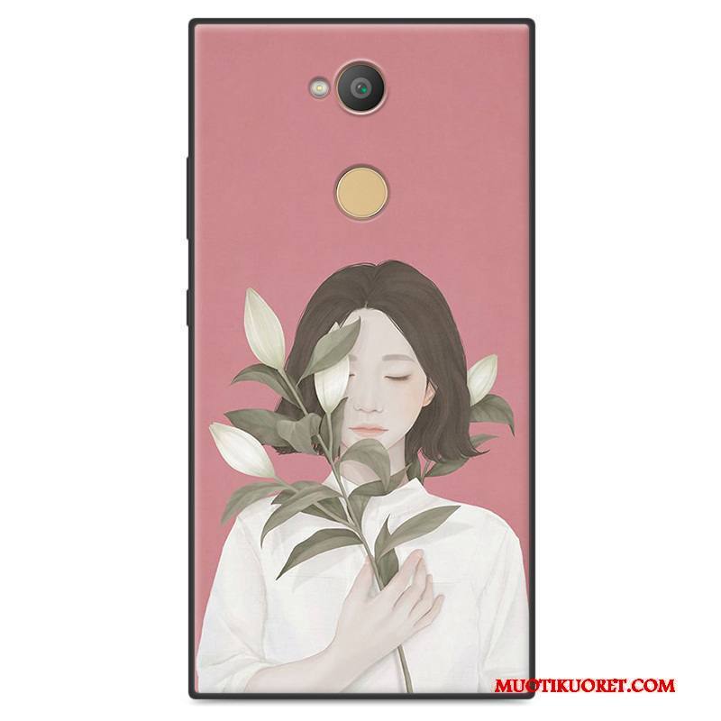Sony Xperia L2 Kuori Pehmeä Neste All Inclusive Taide Silikoni Puhelimen Kuoret Murtumaton Kotelo