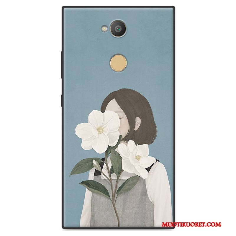 Sony Xperia L2 Kuori Pehmeä Neste All Inclusive Taide Silikoni Puhelimen Kuoret Murtumaton Kotelo