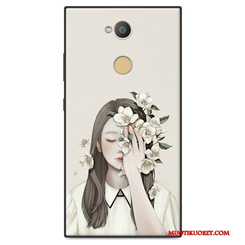 Sony Xperia L2 Kuori Pehmeä Neste All Inclusive Taide Silikoni Puhelimen Kuoret Murtumaton Kotelo
