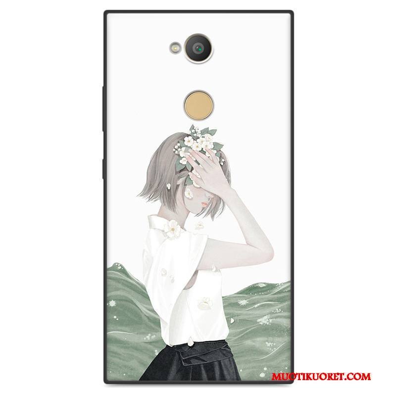Sony Xperia L2 Kuori Pehmeä Neste All Inclusive Taide Silikoni Puhelimen Kuoret Murtumaton Kotelo