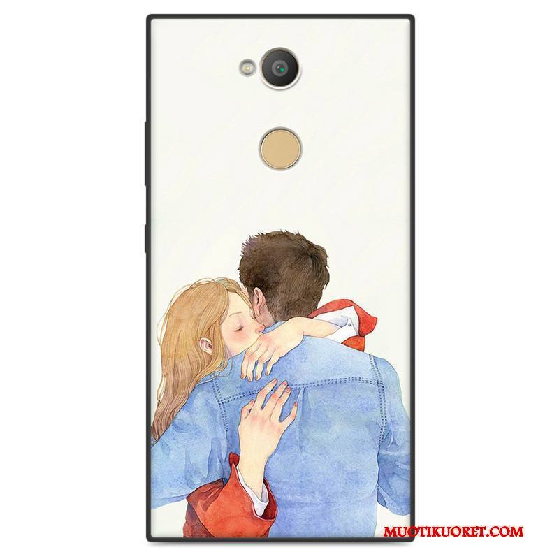 Sony Xperia L2 Kuori Pehmeä Neste All Inclusive Taide Silikoni Puhelimen Kuoret Murtumaton Kotelo